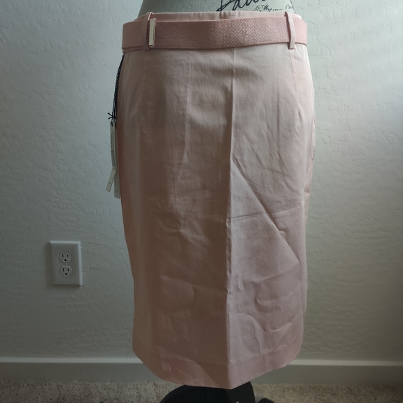 🆕 Susana Moraco Ballet/ Baby Pink cotton Midi skirt with pockets and belt (4) - Picture 3 of 14
